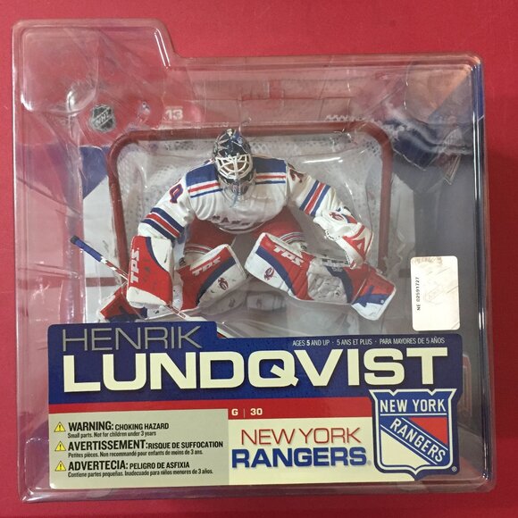 2006-07 McFarlane Hockey Series 13-15 #21 Henrik Lundqvist White Jersey Variant - Picture 1 of 2